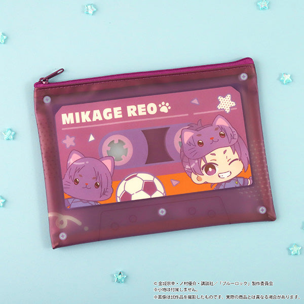 (Goods - Pouch) Blue Lock Season 2 withCAT illustration Ver. Clear Pouch / Reo Mikage
