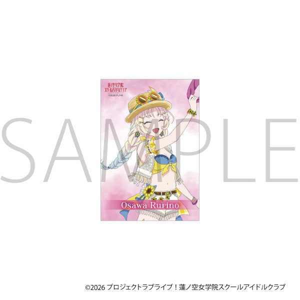 (Goods - Set) Love Live! Hasu no Sora Jogakuin School Idol Club Acrylic Photo Frame & Bromide Set / Rurino Osawa