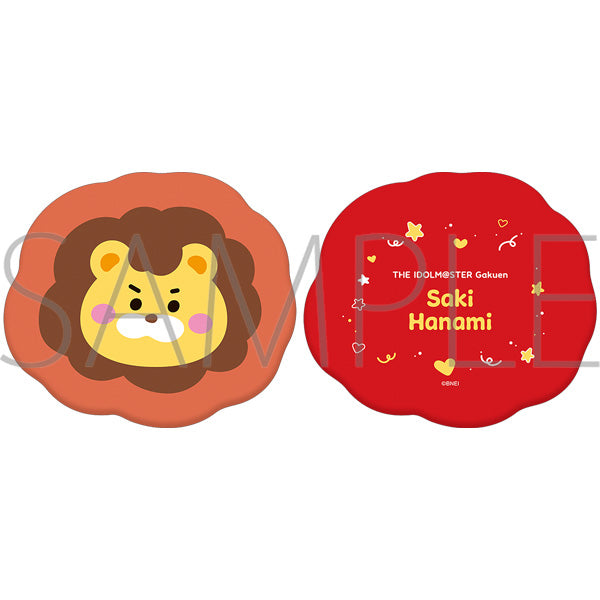 (Goods - Cushion) Gakuen iDOLM@STER Die-cut Cushion / Saki Hanami