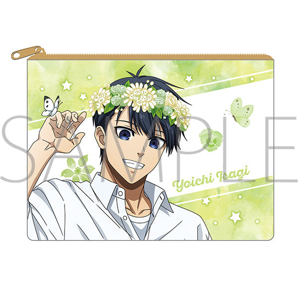 (Goods - Pouch) Blue Lock Season 2 Clear Pouch / Yoichi Isagi flower crown