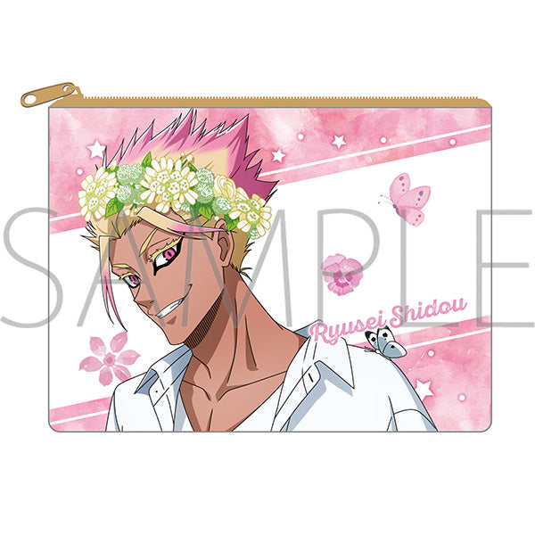 (Goods - Pouch) Blue Lock Season 2 Clear Pouch / Ryusei Shido flower crown