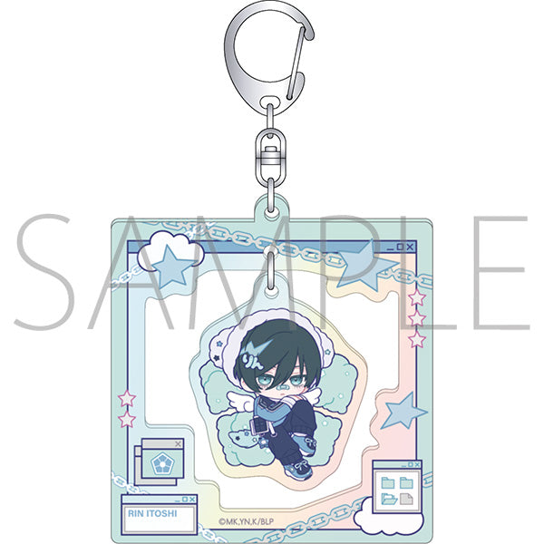 (Goods - Keychain) Blue Lock Season 2 Yurayura Acrylic Keychain / Rin Itoshi Pastel Pop Vol.3