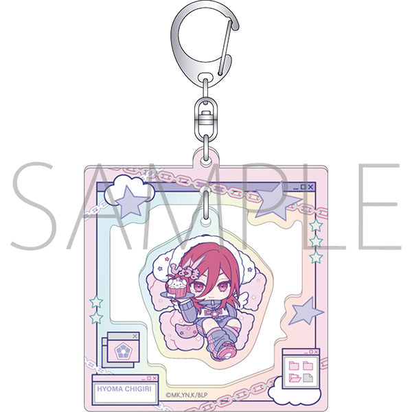 (Goods - Keychain) Blue Lock Season 2 Yurayura Acrylic Keychain / Hyoma Chigiri Pastel Pop Vol.3