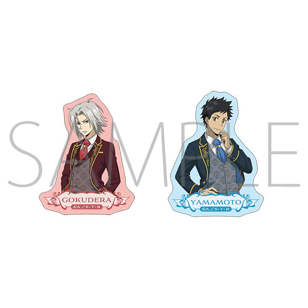 (Goods - Sticker) REBORN! Sticker Set / Hayato Gokudera & Takeshi Yamamoto -damask code style-