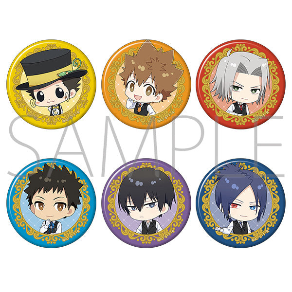 (1BOX=6)(Goods - Badge) REBORN! Chara Badge Collection / A Chibi Tailcoat Ver.