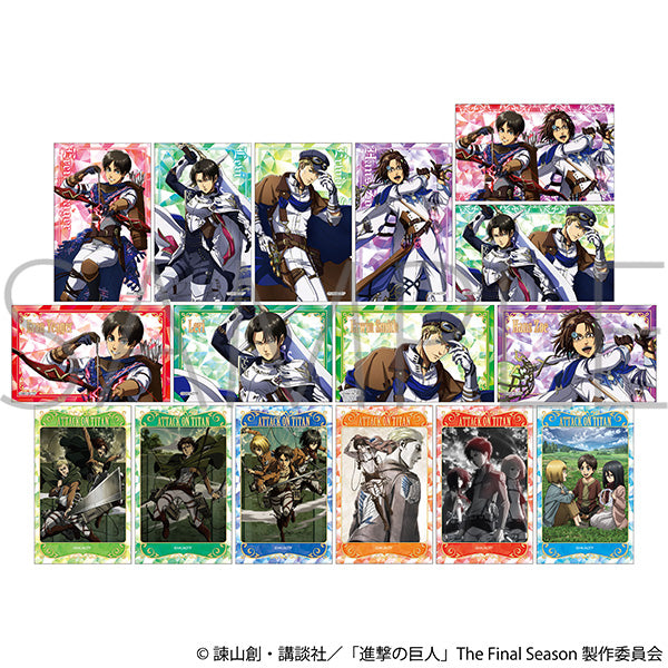 (1BOX=8)(Goods - Card) Attack on Titan Trading Clear Card