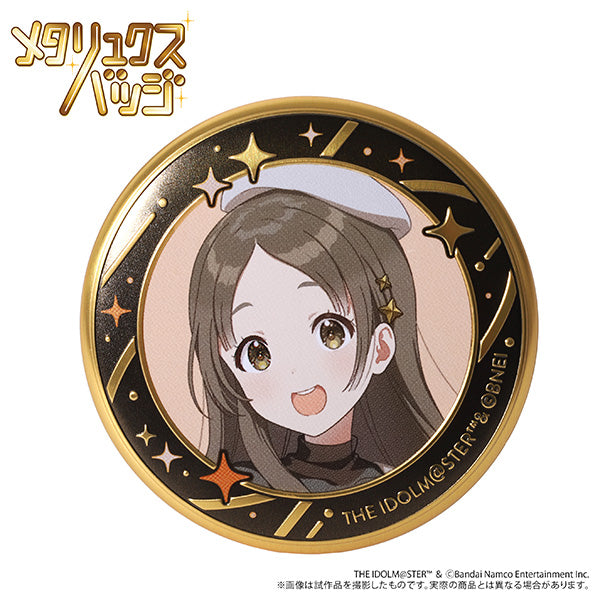 (Goods - Badge) Gakuen iDOLM@STER Metallux Badge / China Kuramoto ECLIPSE LIGHT