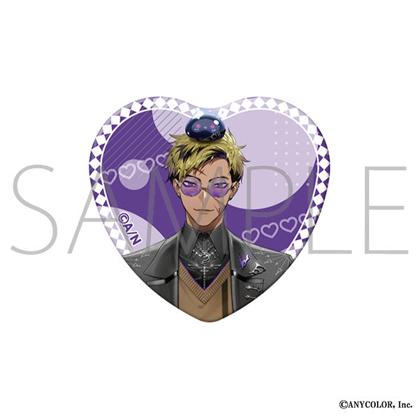 (Goods - Badge) NIJISANJI EN Heart Button Badge / Vantacrow Bringer