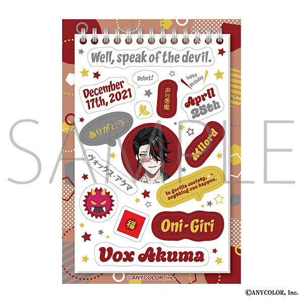 (Goods - Sticker) NIJISANJI EN #ENhaiizo Sticker Sheet / Vox Akuma