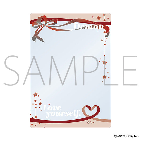 (Goods - Card Case) NIJISANJI EN Liver Famous Quote Hard Bromide Case / Vox Akuma