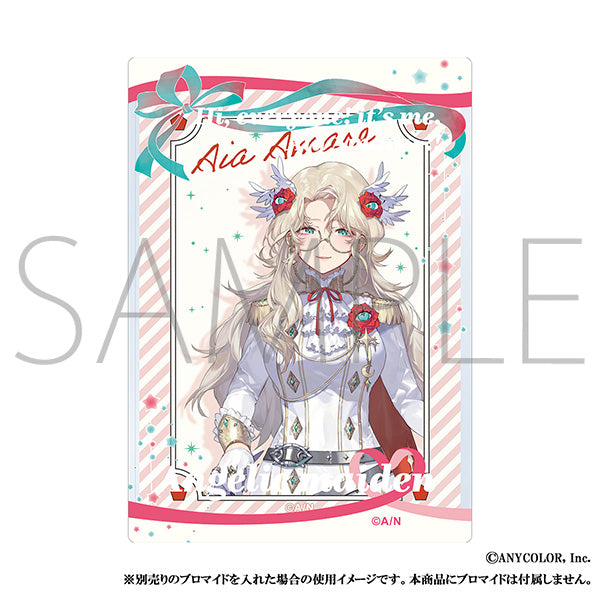 (Goods - Card Case) NIJISANJI EN Liver Famous Quote Hard Bromide Case / Aia Amare