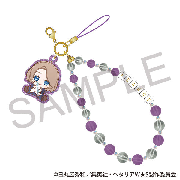 (Goods - Strap) Hetalia World★Stars After-school Mates Beads Strap / France 2026 Winter Fair