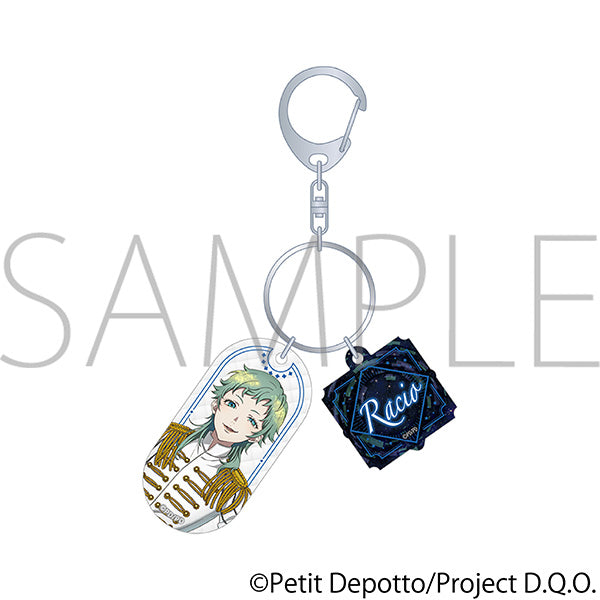 (Goods - Key Chain) GNOSIA 2 Piece Acrylic Key Chain / Racio