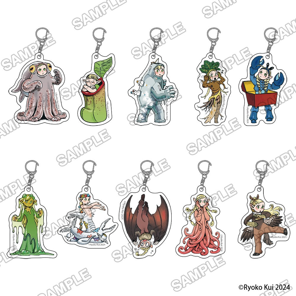(1BOX=10)(Goods - Charm) Delicious in Dungeon Trading Acrylic Charm Marcille's Demonic Cosplay Ver. PACK