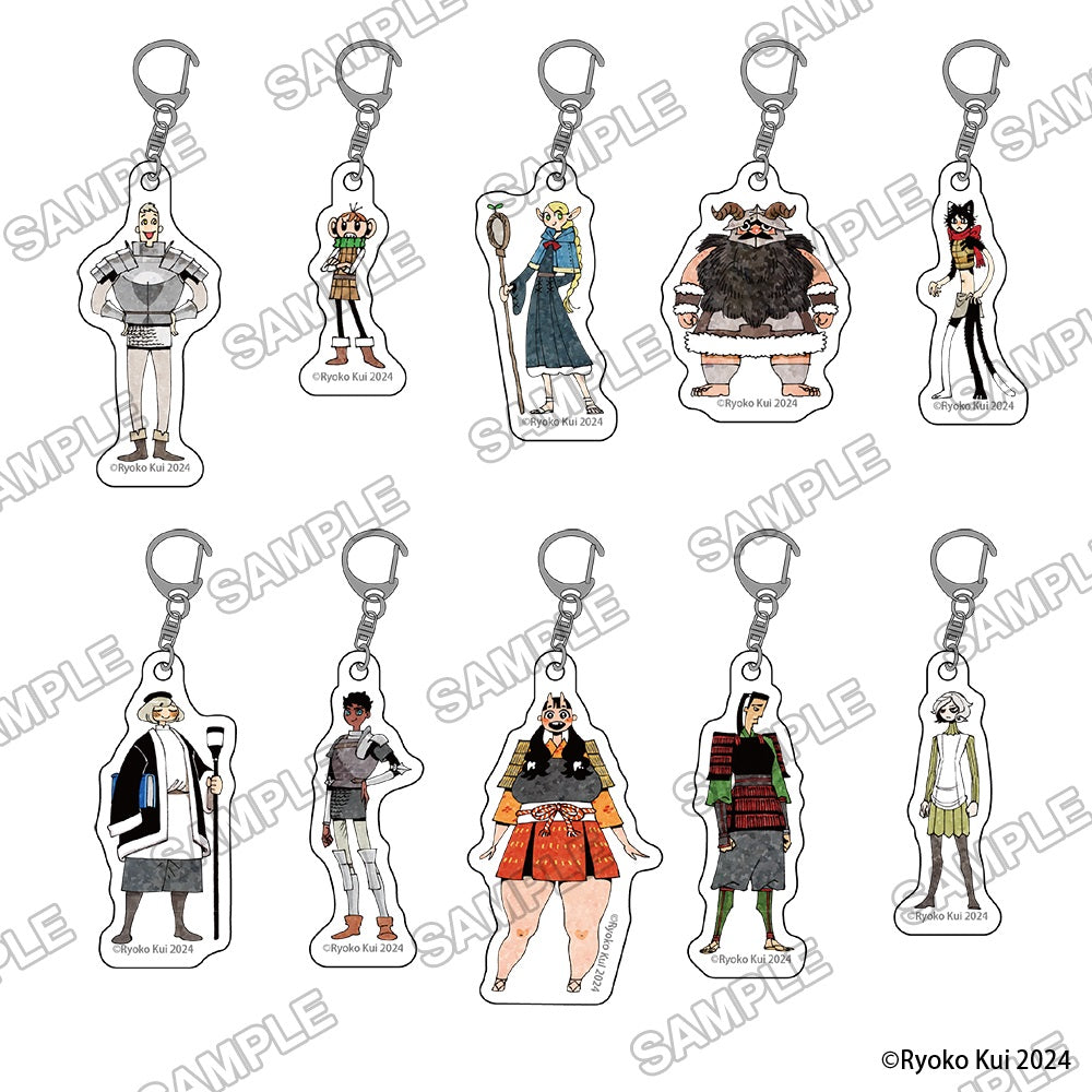 (1BOX=10)(Goods - Charm) Delicious in Dungeon Acrylic Charm Collection Stylish Illustration Ver. PACK