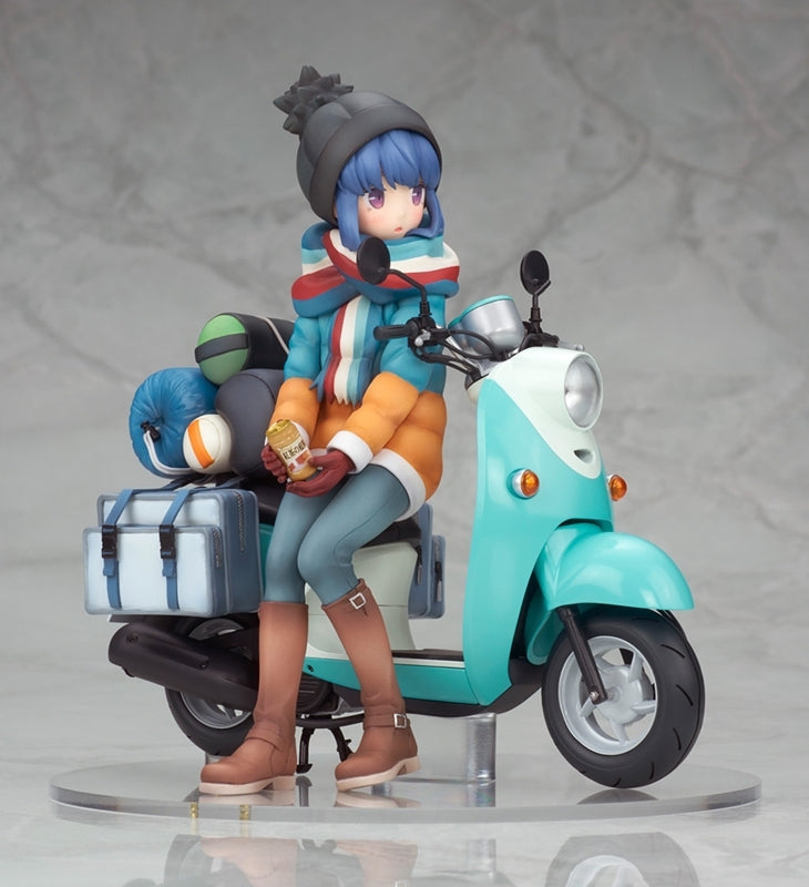 (Bishojo Figure) Yuru Camp Rin Shima with Scooter 1/10 Complete Figure (Re-release)