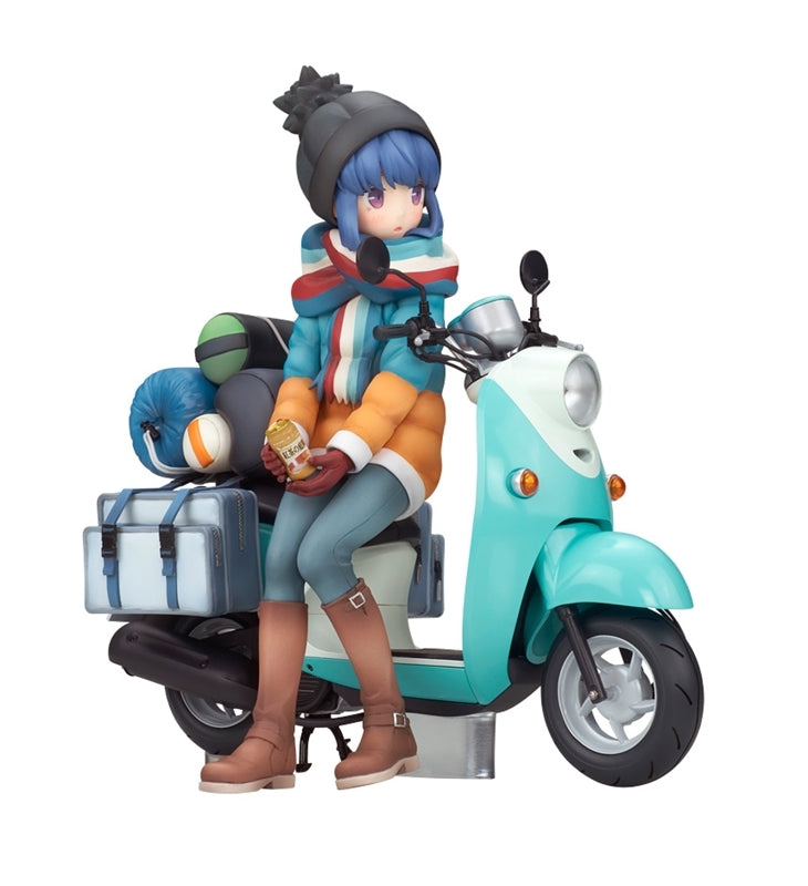 (Bishojo Figure) Yuru Camp Rin Shima with Scooter 1/10 Complete Figure (Re-release)