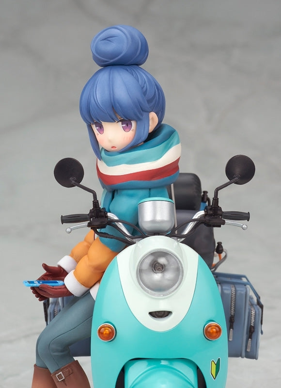 (Bishojo Figure) Yuru Camp Rin Shima with Scooter 1/10 Complete Figure (Re-release)