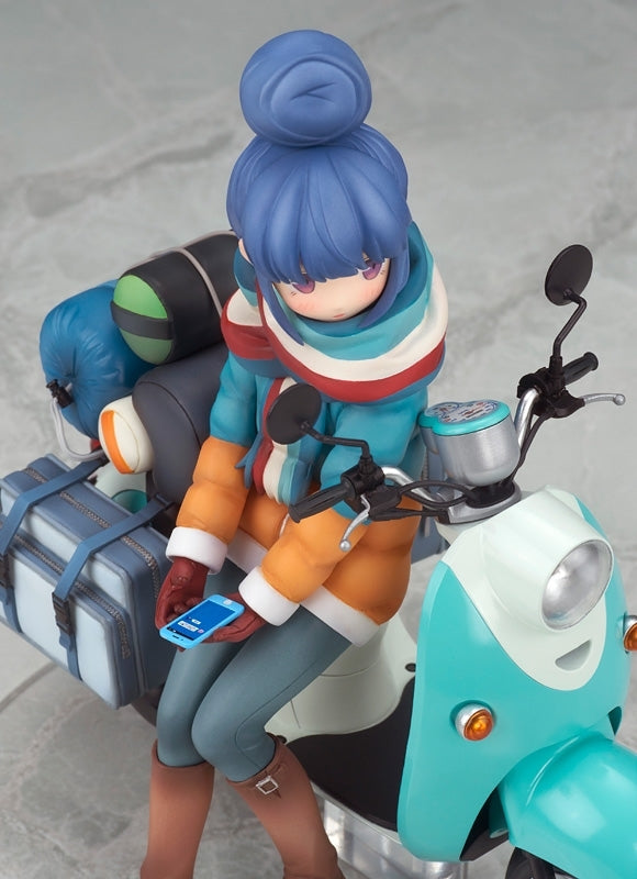 (Bishojo Figure) Yuru Camp Rin Shima with Scooter 1/10 Complete Figure (Re-release)