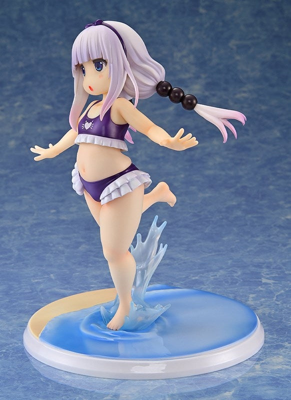 (Bishojo Figure) Miss Kobayashi's Dragon Maid Kanna Kamui: Excited to Wear a Swimsuit at Home Ver. (Purple) 1/6 Completed Figure