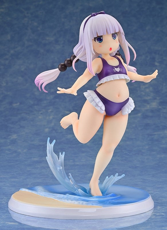(Bishojo Figure) Miss Kobayashi's Dragon Maid Kanna Kamui: Excited to Wear a Swimsuit at Home Ver. (Purple) 1/6 Completed Figure