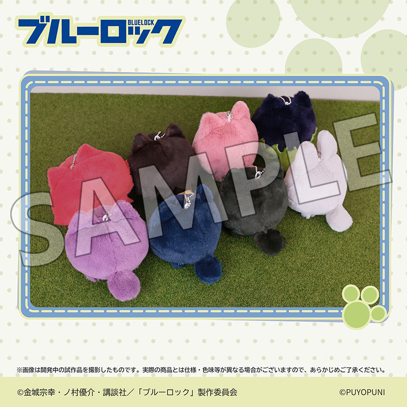 (Goods - Plush) Blue Lock Puyopuni Series - 10cm Nyanko Dango Plush Mascot Meguru Bachira