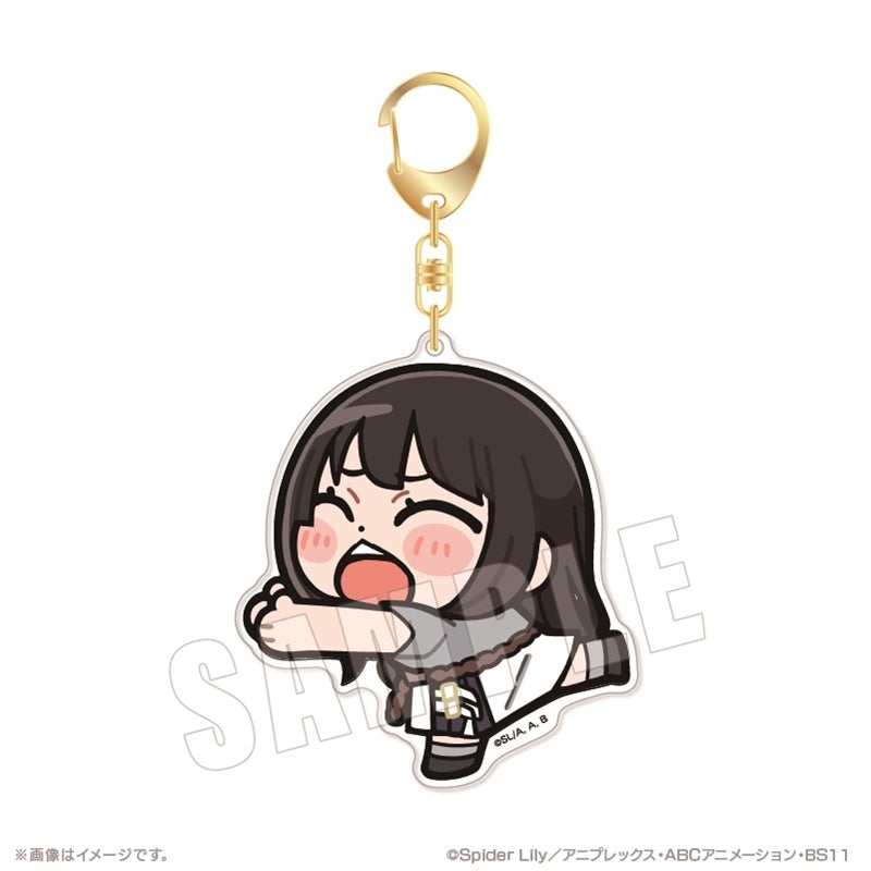 (Goods - Keychain) Lycoris Recoil Bkub Big Acrylic Keychain 06. Takina Inoue ( Summer Uniform ver.)