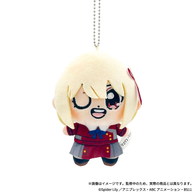 (Goods - Mascot) Lycoris Recoil Bkub Plush Mascot 01. Chisato Nishikigi Uniform Ver.