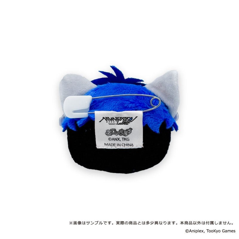 (Goods - Badge) HUNDRED LINE Last Defense Academy Putimals (Petits Animals) Plush Badge 06. Yugamu Omokage