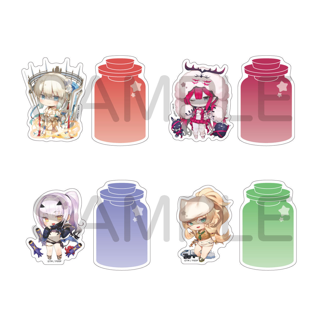 (1BOX=12)(Goods - Sticker) Fate/Grand Order Charatoria Sticker Set Vol.5