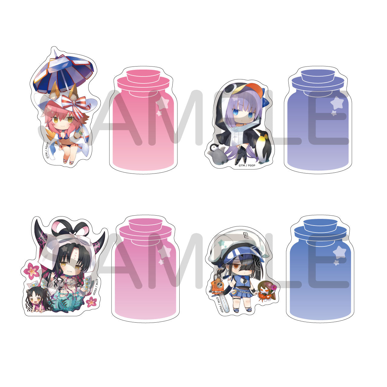 (1BOX=12)(Goods - Sticker) Fate/Grand Order Charatoria Sticker Set Vol.6