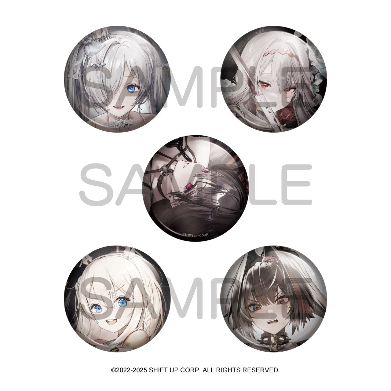 (1BOX=10)(Goods - Badge) GODDESS OF VICTORY: NIKKE BURST COLLECTION Button Badge Vol.5