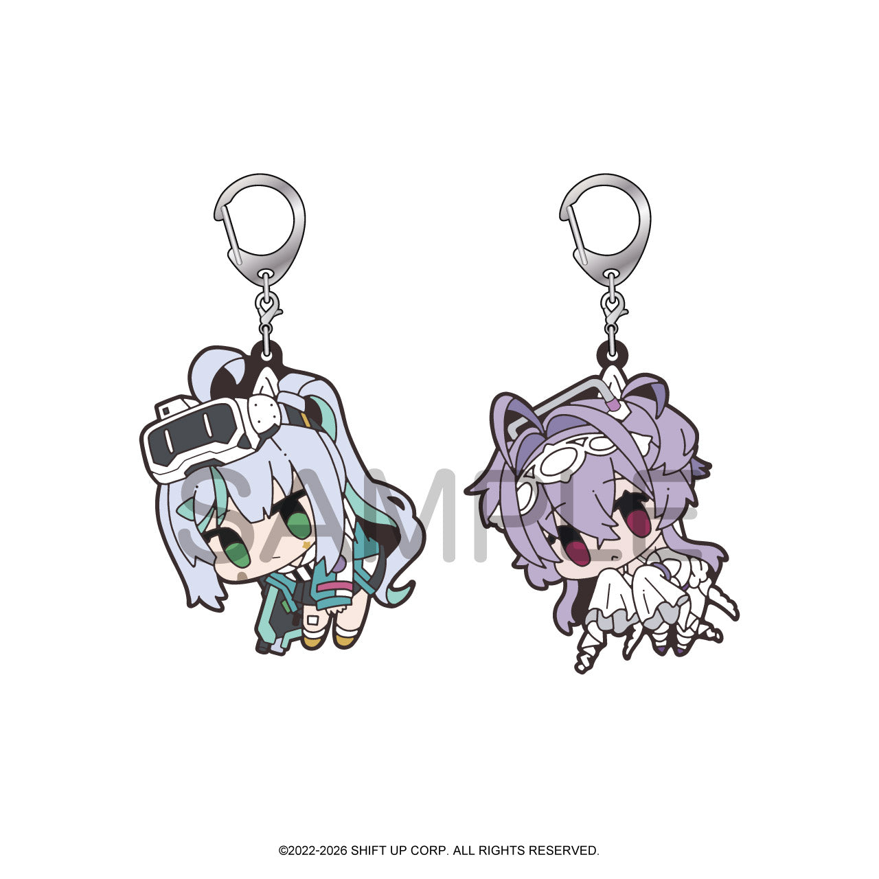 (1BOX=8)(Goods - Keychain) GODDESS OF VICTORY: NIKKE Tsumamare Rubber Keychain vol. 1