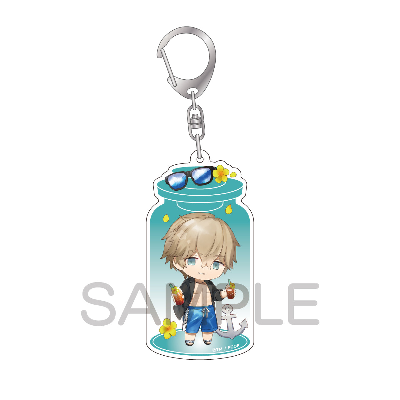 (Goods - Keychain) Fate/Grand Order Charatoria Acrylic Keychain Saber / Gawain (Summer Noble)