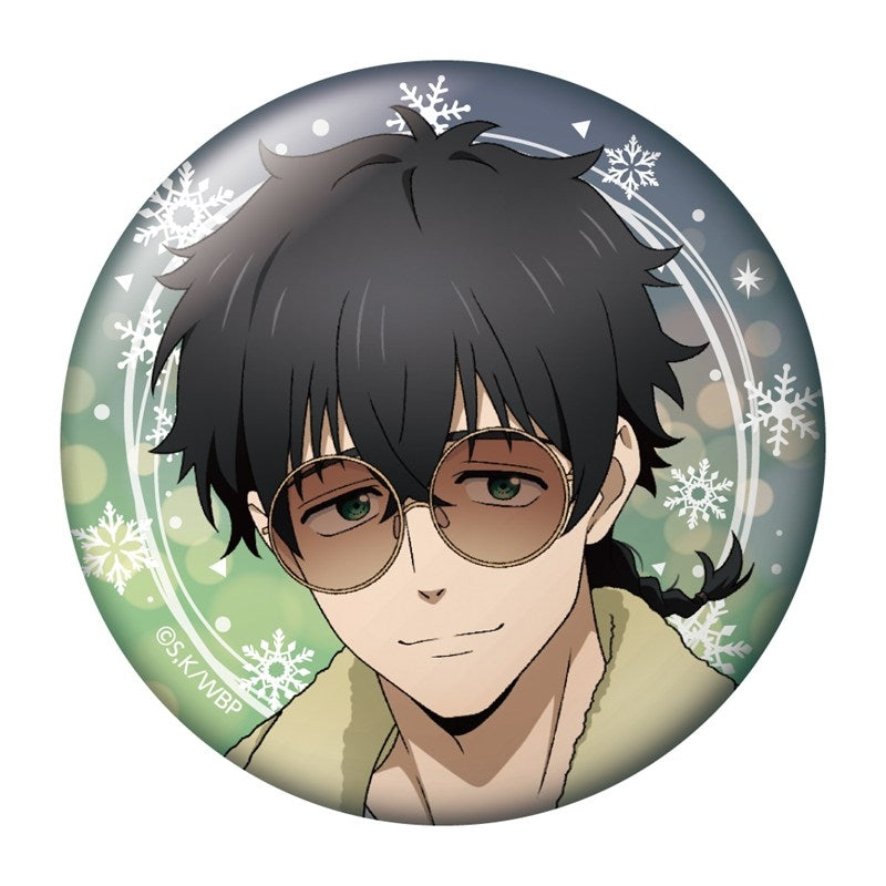 (1BOX=6)(Goods - Badge) WIND BREAKER Trading Holographic Button Badge Present ver.