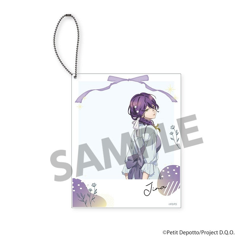 (Goods - Keychain) GNOSIA Exclusive Art Instant Photo Style Acrylic Keychain Gina