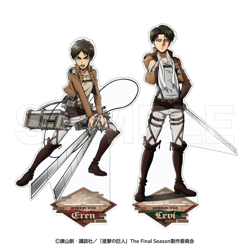 (Goods - Acrylic Stand) Attack on Titan Big Acrylic Stand Levi