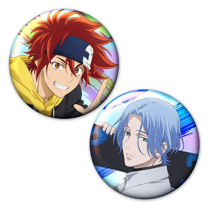 (Goods - Badge) SK8 the Infinity Iridescent Button Badge Set of 2 Reki & Langa Vol.1