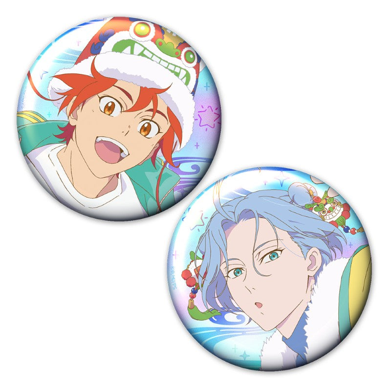 (Goods - Badge) SK8 the Infinity Iridescent Button Badge Set of 2 Reki & Langa Vol.4