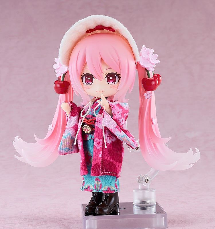 (Action Figure) Character Vocal Series 01: Hatsune Miku Nendoroid Doll Sakura Miku Hirohako 2025 Ver. (Hakodate)