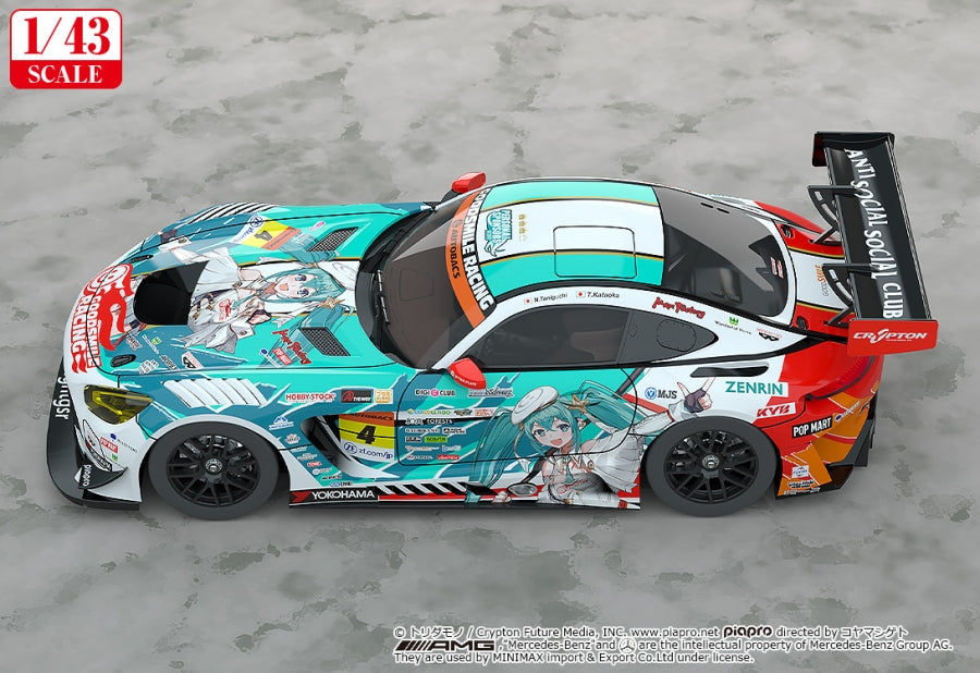 (Figure) Hatsune Miku GT Project Good Smile Hatsune Miku AMG 2023 Season Opening Ver. 1/43 (Re-release)