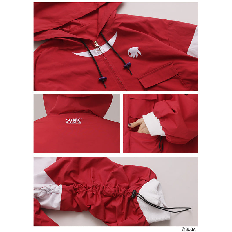 (Goods - Outerwear) Sonic the Hedgehog x Favorite Collab * Knuckles - Powerful Echidna Hooded Jacket with Convertible Sleeves