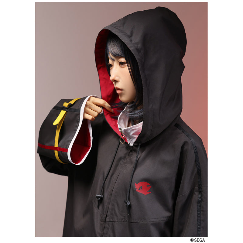 (Goods - Outerwear) Sonic the Hedgehog x Favorite Collab * Shadow - Black Hedgehog Hooded Blouson with Detachable Sleeve Belts