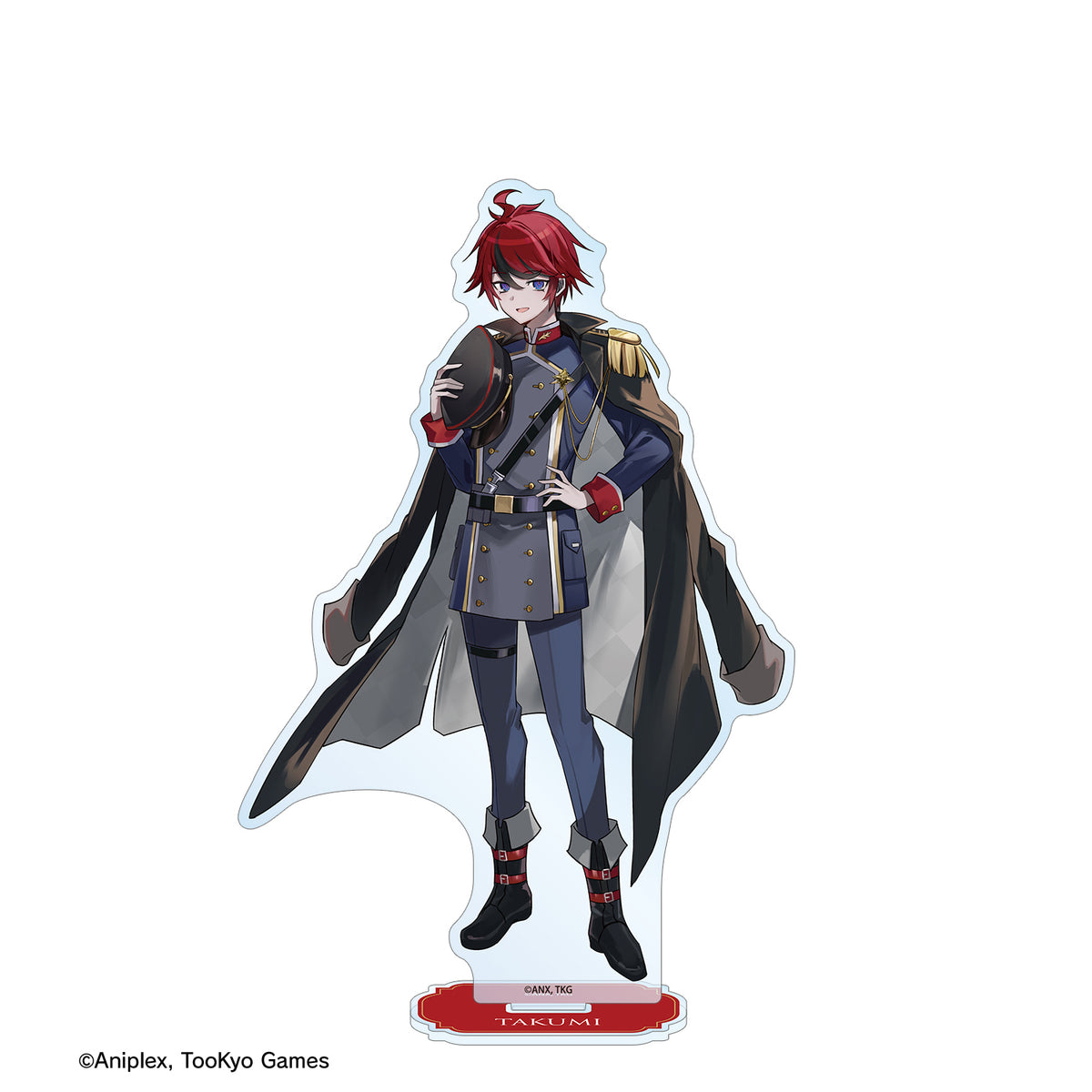 (Goods - Acrylic Stand) HUNDRED LINE Last Defense Academy Art by Karasu BTK Takumi Sumino Military ver. BIG Acrylic Stand Karatez Collab