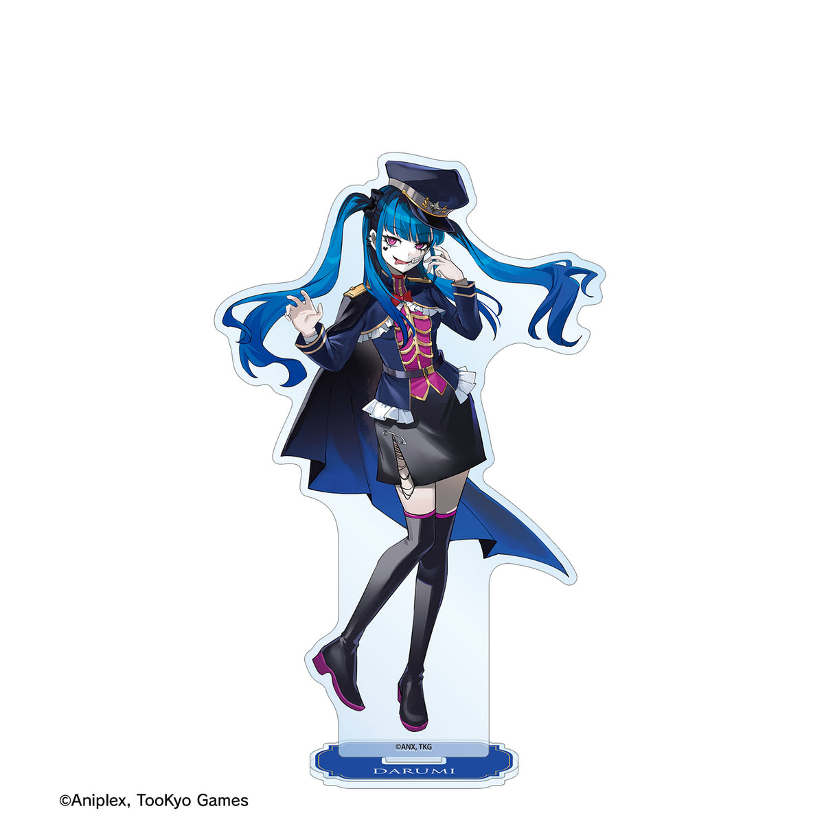 (Goods - Acrylic Stand) HUNDRED LINE Last Defense Academy Art by Karasu BTK Darumi Amemiya Military ver. BIG Acrylic Stand Karatez Collab