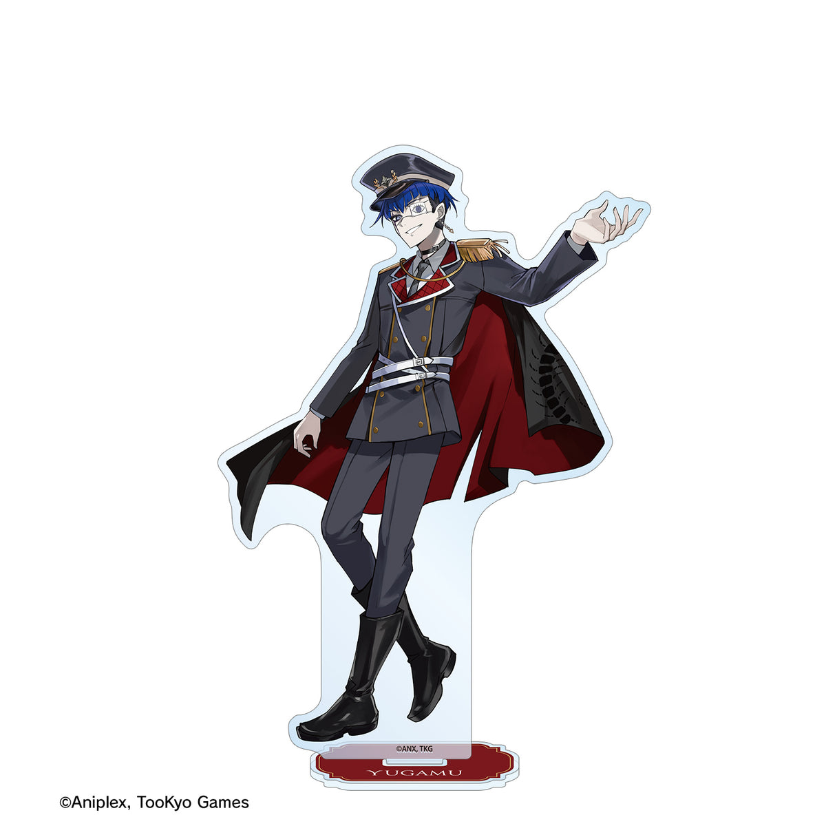 (Goods - Acrylic Stand) HUNDRED LINE Last Defense Academy Art by Karasu BTK Yugamu Omokage Military ver. BIG Acrylic Stand Karatez Collab