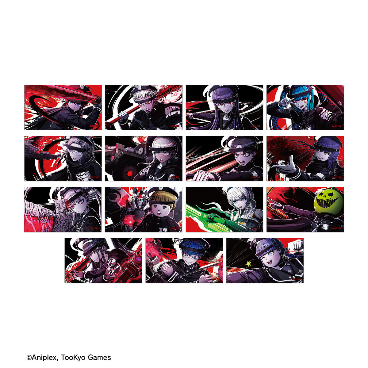 (1BOX=15)(Goods - Card) HUNDRED LINE Last Defense Academy Trading Cut in ver. Art Card POP UP SHOP in Marui