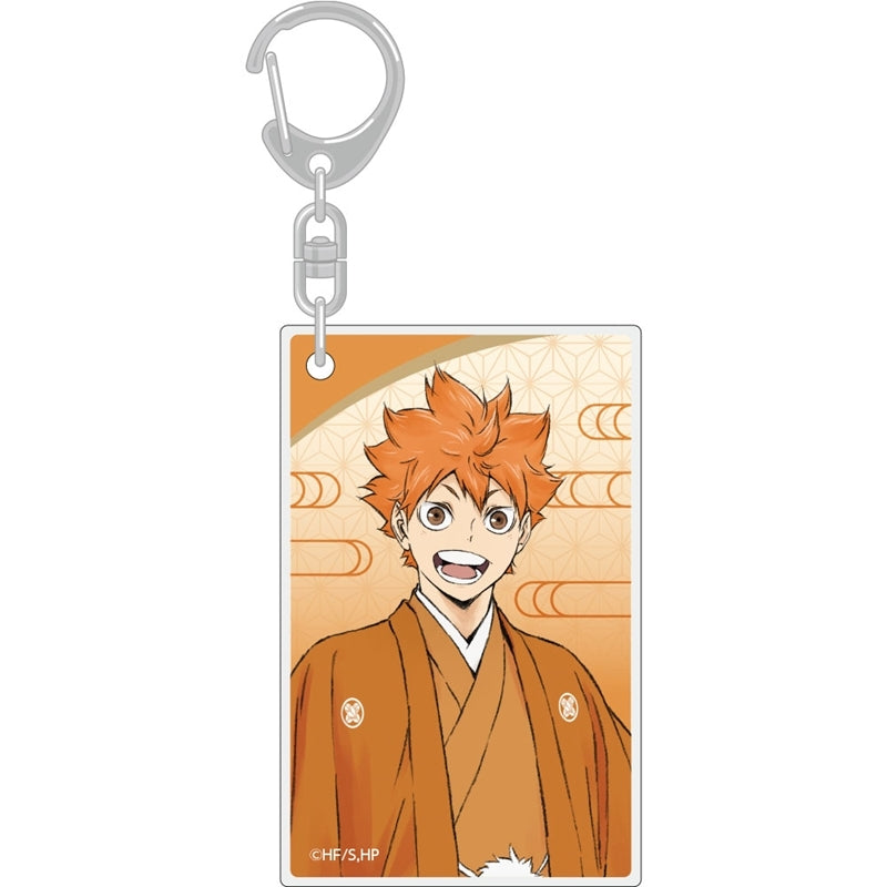 (Goods - Key Chain) Haikyu!! Acrylic Key Chain Shoyo Hinata Karasuno/Inarizaki New Year Ver.