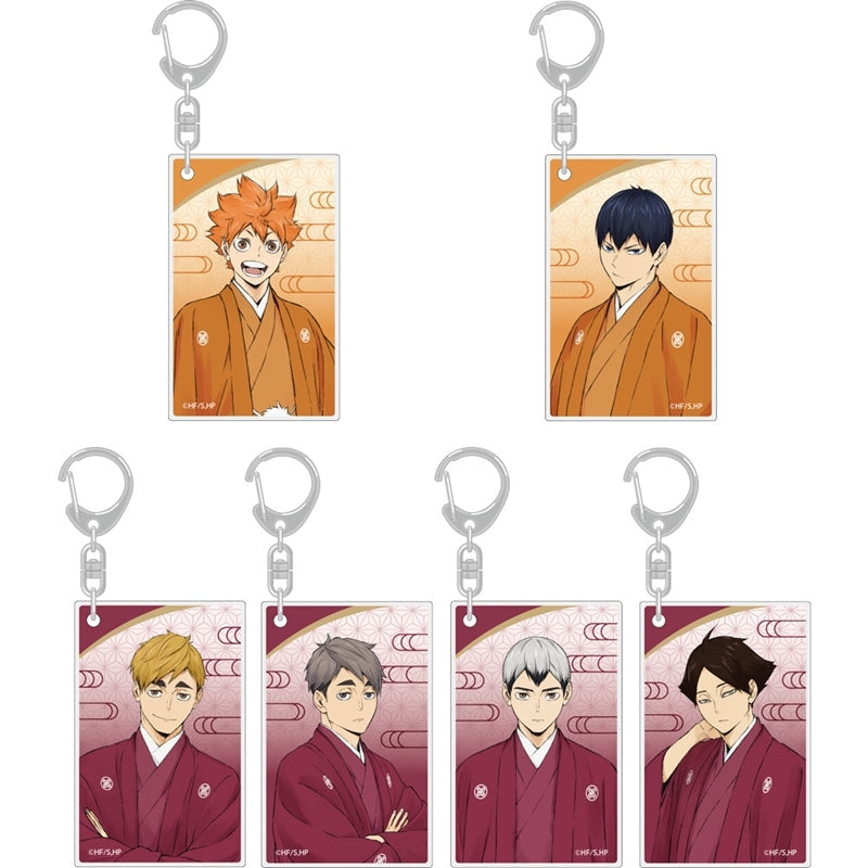 (Goods - Key Chain) Haikyu!! Acrylic Key Chain Shoyo Hinata Karasuno/Inarizaki New Year Ver.