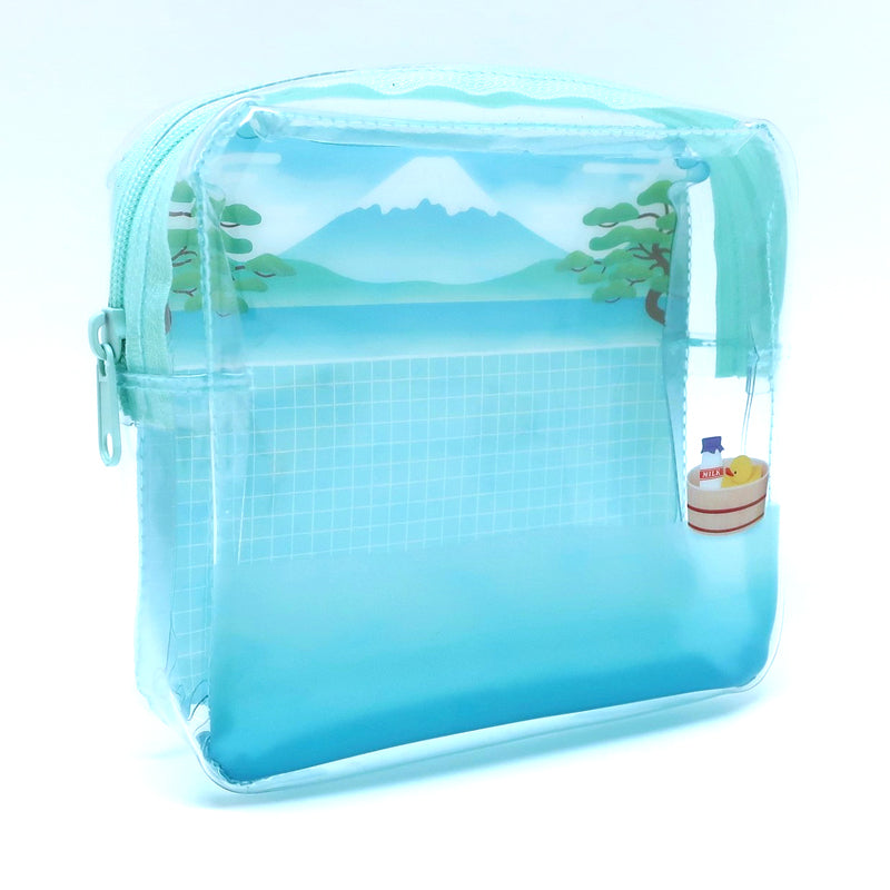 (Goods - Pouch) Non-Character Japanese Bathhouse Style Clear Pouch